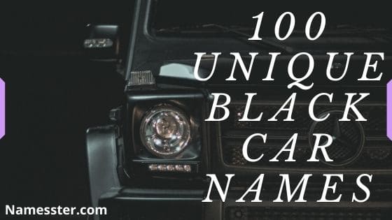 100-unique-black-car-names