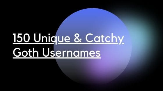 goth-usernames