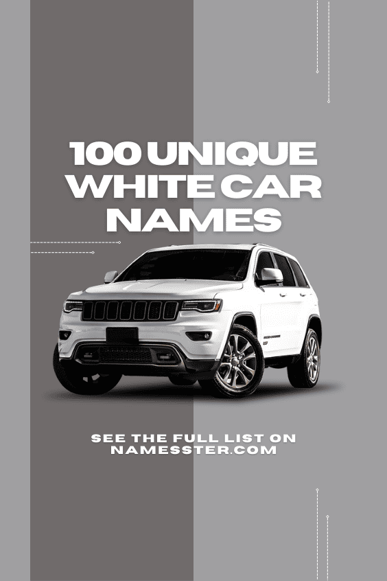 100 Unique White Car Names