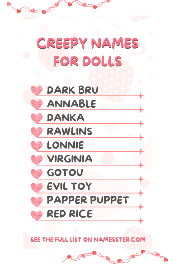 Creepy Names for Dolls