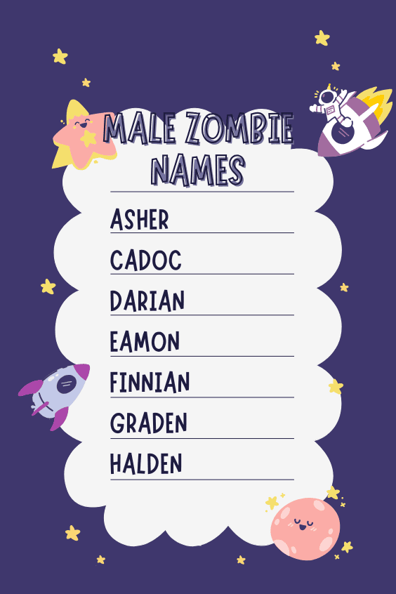 Male Zombie Names