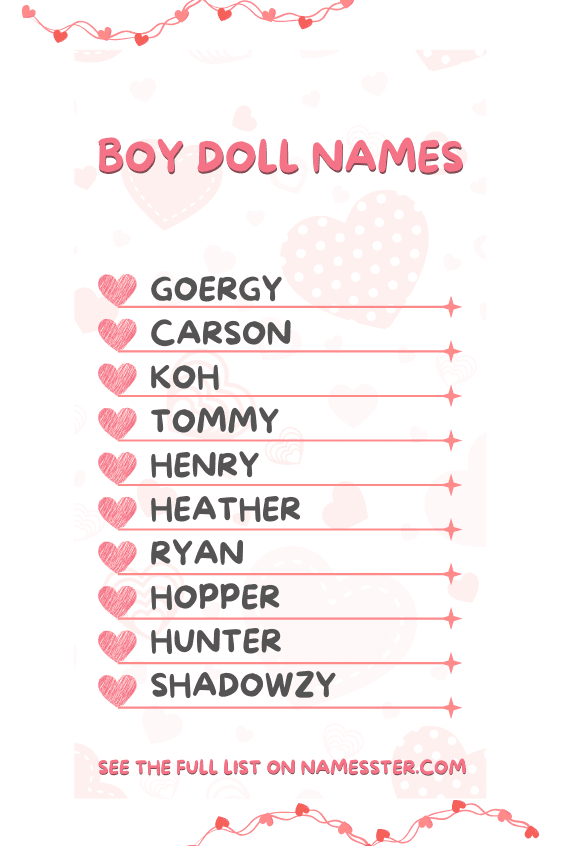 Boy Doll Names