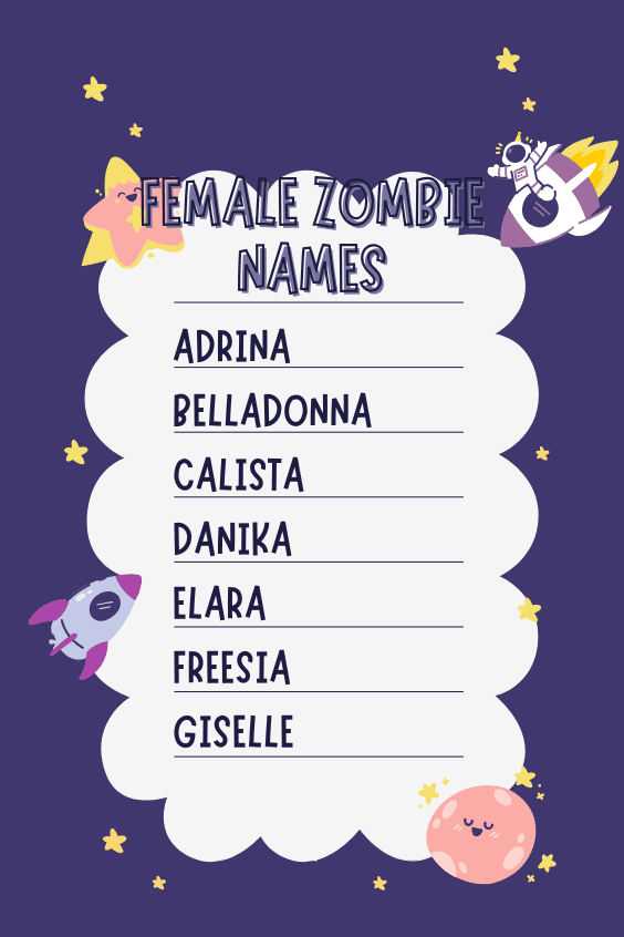 Female Zombie Names