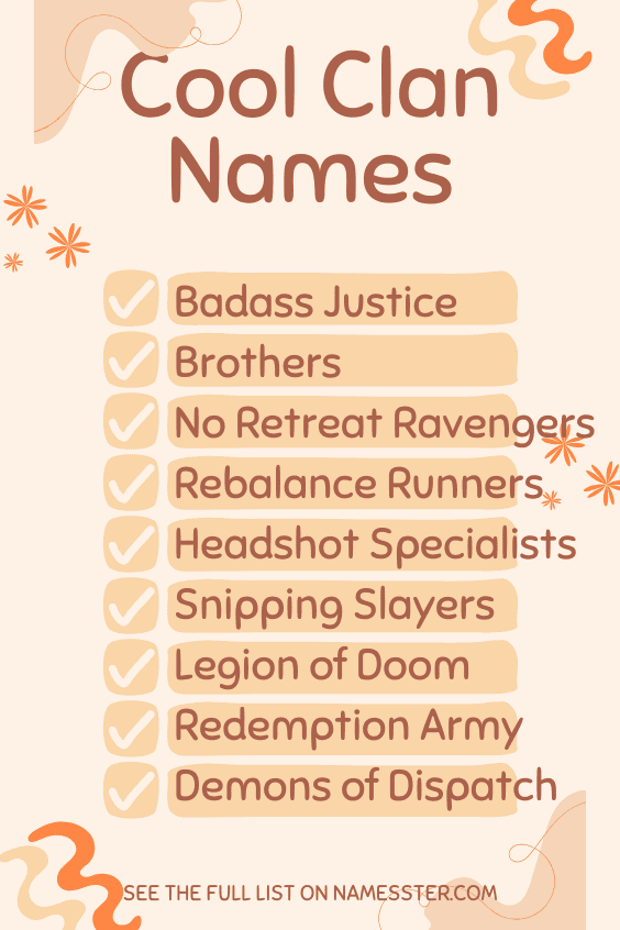 Cool Clan Names