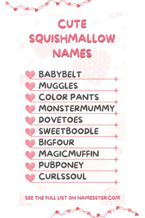 Cute Squishmallow Names