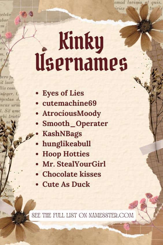 Kinky Usernames