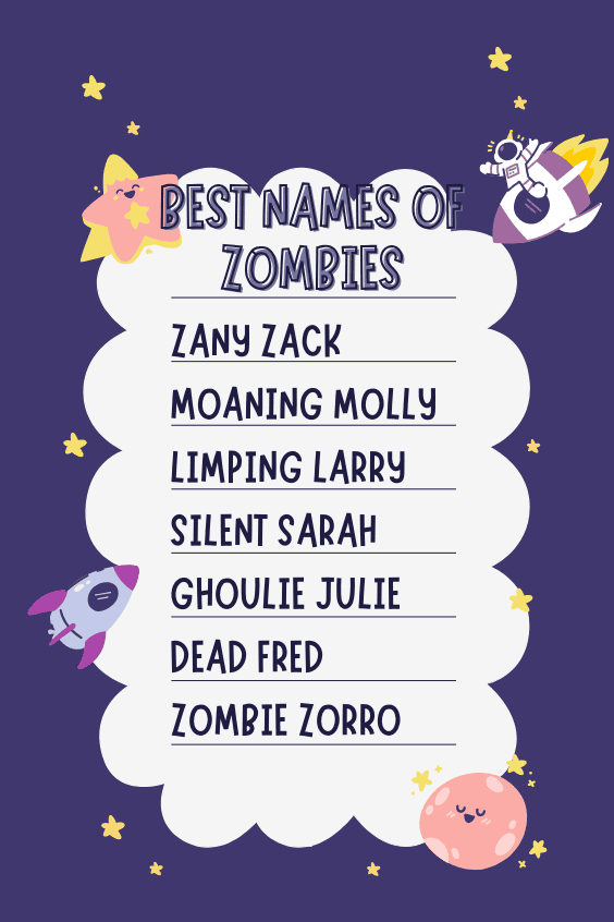 Best Names of Zombies